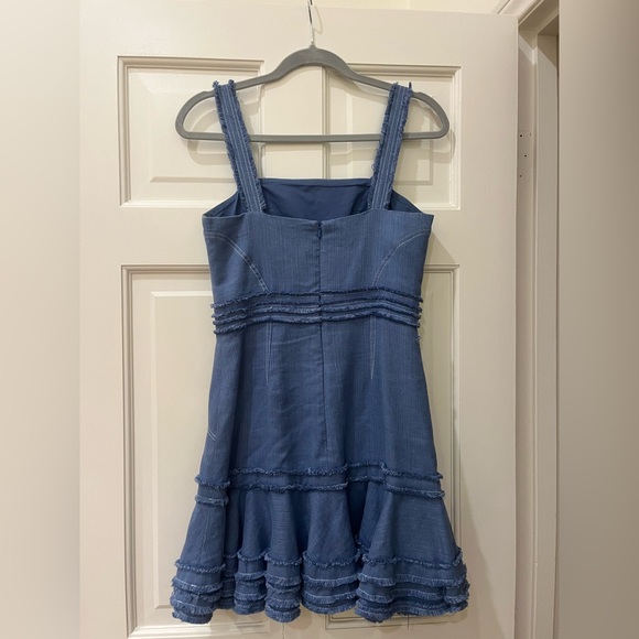 Alexis Judith Linen Mini Ruffle Dress - Picture 5 of 5